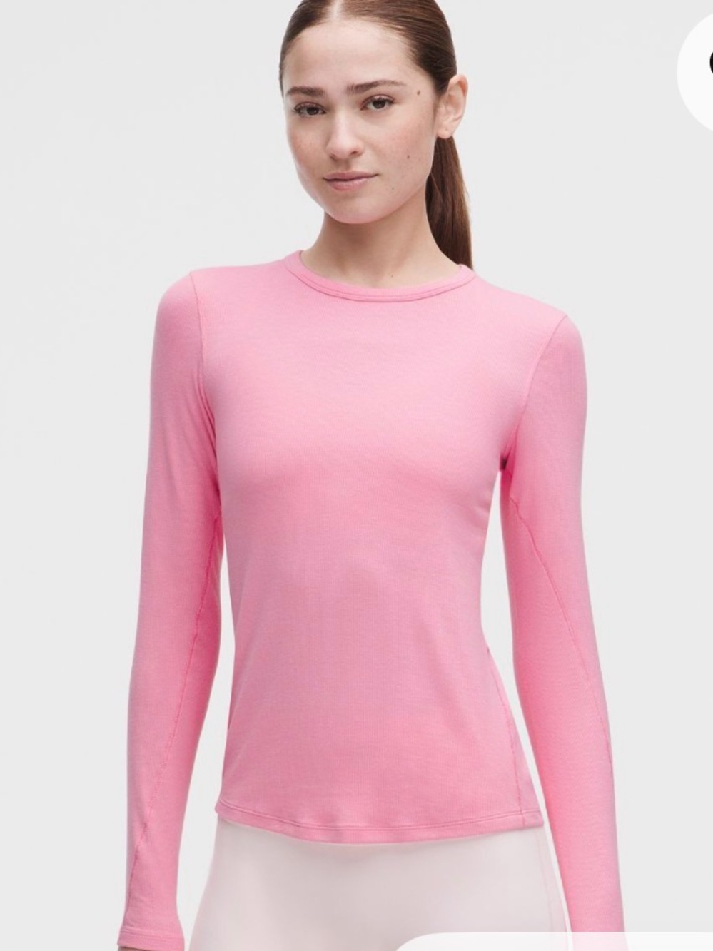 Lululemon long sleeve hold tight top size 10